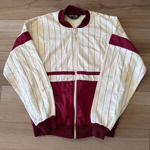 Vintage Pierre Cardin Pinstripe Zip Up Jacket